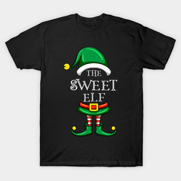 The Sweet Elf Matching Family Christmas Pajama T-Shirt by Maica